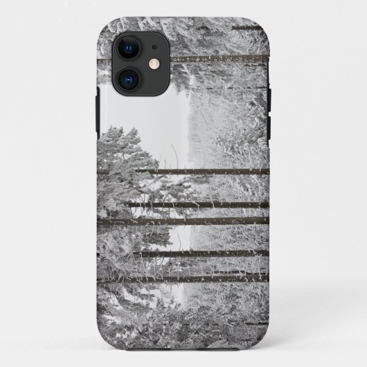 Evergreen forest in de winter Case-Mate iPhone case (Achterkant)