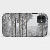 Evergreen forest in de winter Case-Mate iPhone case (Achterkant (horizontaal))