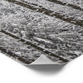 Evergreen forest in de winter poster (Hoek)