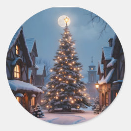 Evergreen Glow -  Ronde Sticker