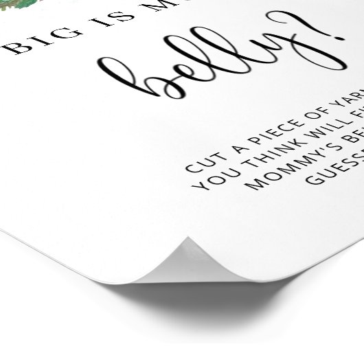 Evergreen: hoe groot is het poster van mama's buik (Hoek)