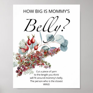 Evergreen how big is mommy's belly game poster