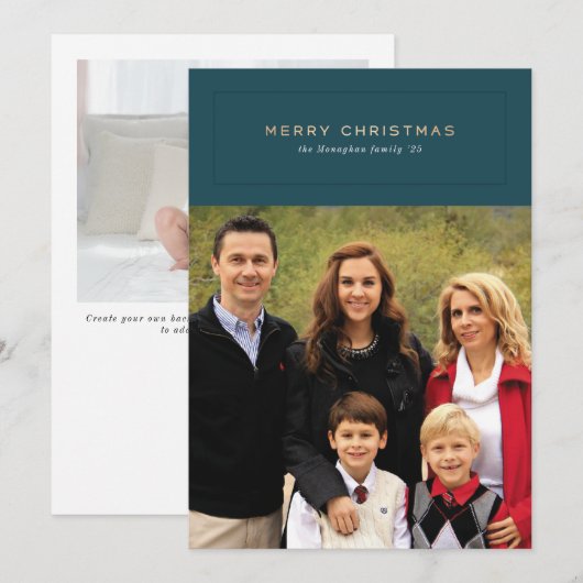 Evergreen Keepomwille Feestdagenkaart (Voorkant / Achterkant)