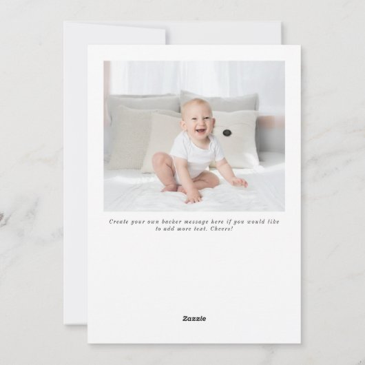 Evergreen Keepomwille Feestdagenkaart (Achterkant)