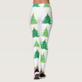 Evergreen kerstbomen leggings (Achterkant)