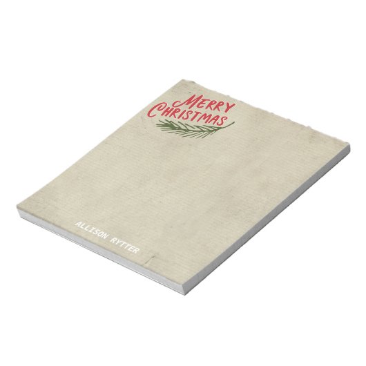 Evergreen Kerstmis | NOTITIEBLOK (Gedraaid)