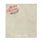 Evergreen Kerstmis | NOTITIEBLOK (Voorkant)