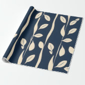 Evergreen Leaf Wrapping Paper Cadeaupapier (Uitgerold)