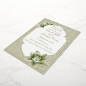 Evergreen Love: een feest van voor altijd samen Folie Uitnodiging (Gedraaid)