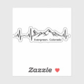 Evergreen MTB Vinyl Sticker (Feuille)