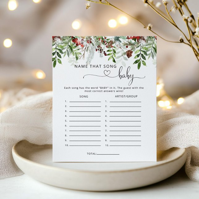 Evergreen Name dat baby shower game (Creator heeft geüpload)