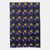 Evergreen op Blue Pattern Kitchen Towels Theedoek (Verticaal)