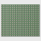 Evergreen Pine Cone Pattern Holiday Cadeaupapier (Vlak)