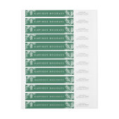 Evergreen Pine Green Holiday Retouradres (Vel)