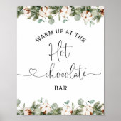Evergreen pine Opwarmen bij de Hot Chocolate bar Poster (Voorkant)