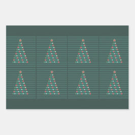 Evergreen Rhythm Inpakpapier Vel