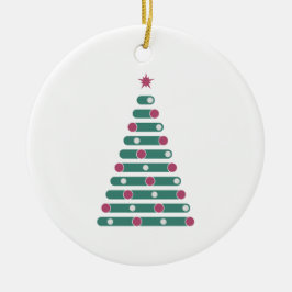 Evergreen Rhythm Keramisch Ornament