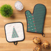 Evergreen Rhythm Ovenwant & Pannenlap Set (Top down)