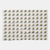 Evergreen Sprig met Berries Pattern Two, Towels Theedoek (Horizontaal)