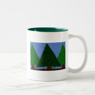 Evergreen State of Mind Tweekleurige Koffiemok