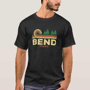 Evergreen Sunset Bend Forest Texas Bossen Natuur T-shirt