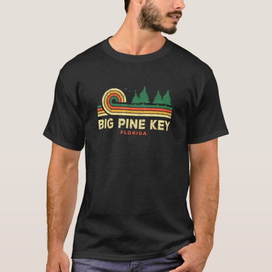 Evergreen Sunset Big Pine Key Forest Florida Bosse T-shirt (Voorkant)