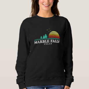 Evergreen Sunset Marble Herfsten Forest Texas Bos Trui