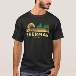 Evergreen Sunset Sherman Forest Texas Bossen Natuu T-shirt