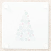 Evergreen Swirl Glazen Onderzetter (Achterkant)