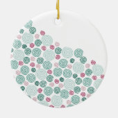 Evergreen Swirl - (Pattern) Keramisch Ornament (Achterkant)