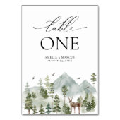 Evergreen-tabelnummer Kaart (Voorkant)