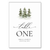 Evergreen-tabelnummer Kaart (Voorkant)