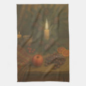 Evergreen Table – Candlelight and Calm Theedoek (Verticaal)