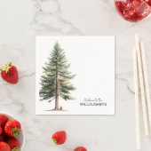 Evergreen Tree Party Servet (Insitu)