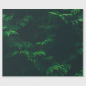 Evergreen tree wrapting paper cadeaupapier (Vlak)
