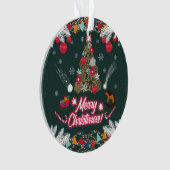 Evergreen vreugde van de kerst ornament (voorkant)