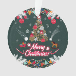 Evergreen vreugde van de kerst ornament