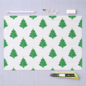 Evergreen Waterverf kerstbomen Tissuepapier (Craft)