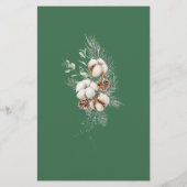 Evergreen winter Baby Voorspelling en advies Kaart (Achterkant)