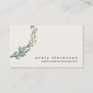 Evergreen Wreath Natuur en Garden Center Visitekaartje