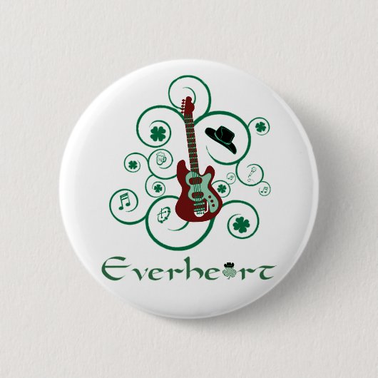 Everhart Guitar Button (Voorkant)