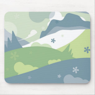 Everlast - Retro Mod Landschap Mousepad Muismat