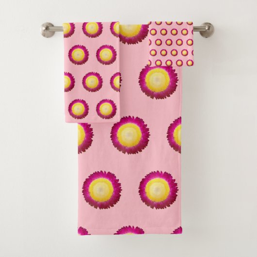 Everlasting Flower Seamless Pattern op Handdoek Se (Insitu)