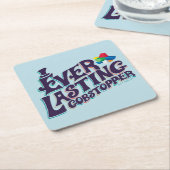 Everlasting Gobopper Graphic Vierkante Kartonnen Onderzetter (Schuin)