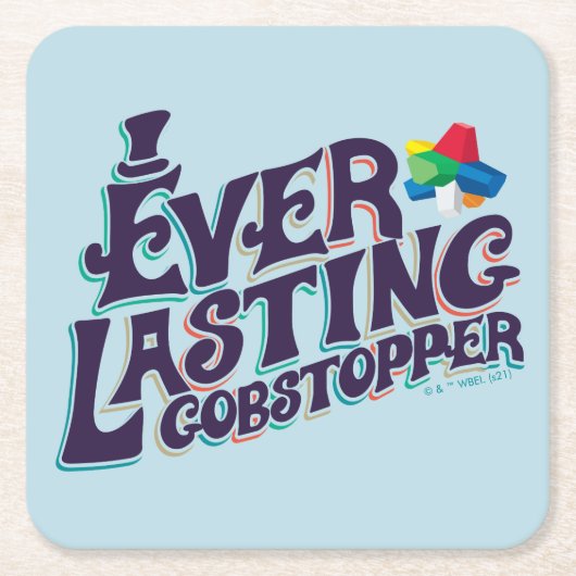 Everlasting Gobopper Graphic Vierkante Kartonnen Onderzetter (Voorkant)