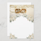 "Everlasting Vows - Timeless Wedding Card" Kaart (Voorkant / Achterkant)