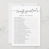 EVERLEIGH 20 vragen over het spel van de Bride Kaart (Voorkant)