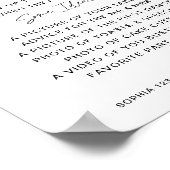 EVERLEIGH Action Wedding I Spy Sign. Poster (Hoek)