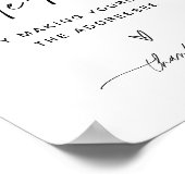 EVERLEIGH Adres het Teken van de Omhulling Poster (Hoek)