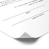 EVERLEIGH Certificate of Marriage (11x14) Poster (Hoek)